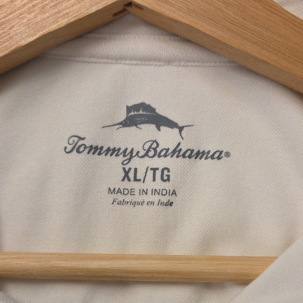 Tommy Bahama Men's Polo in White - Picture 4 of 5